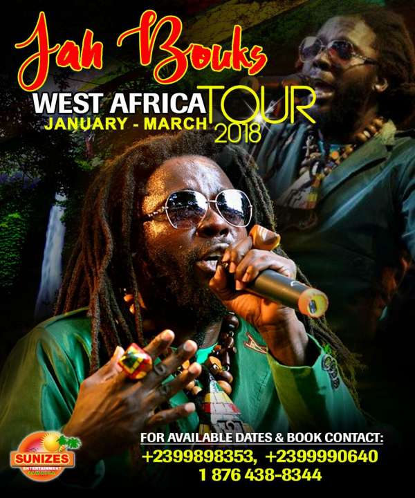 Jah Bouks West AFRICA TOUR 2018