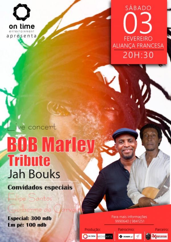 Jah Bouks Live Concert in Bob Marley TRIBUTE